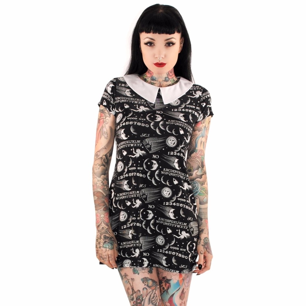 Halloween goth minidress with pockets